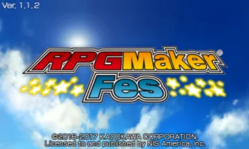 RPG Tsukuru Fes (Japan) screen shot title